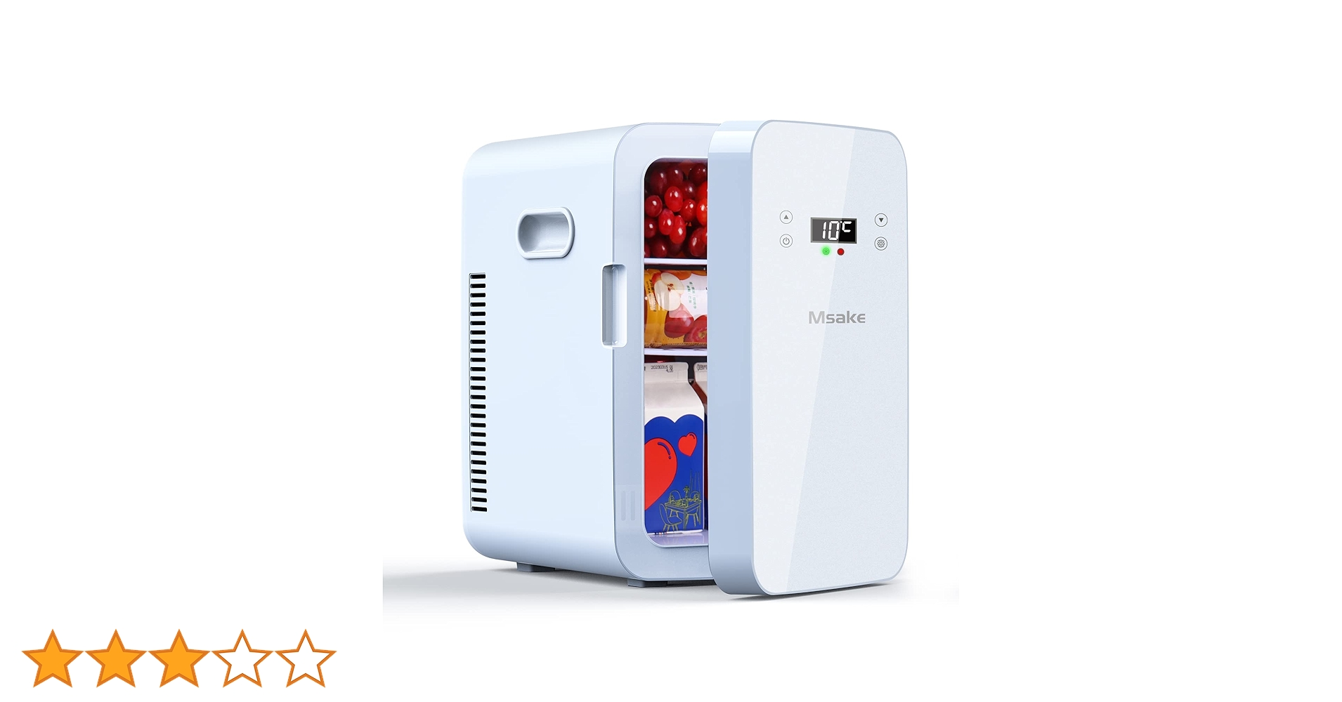 Msake ポータブルミニ冷蔵庫 Amazon | Msake ミニ冷蔵庫 10L 小型 冷蔵庫 ポータブル 冷温庫